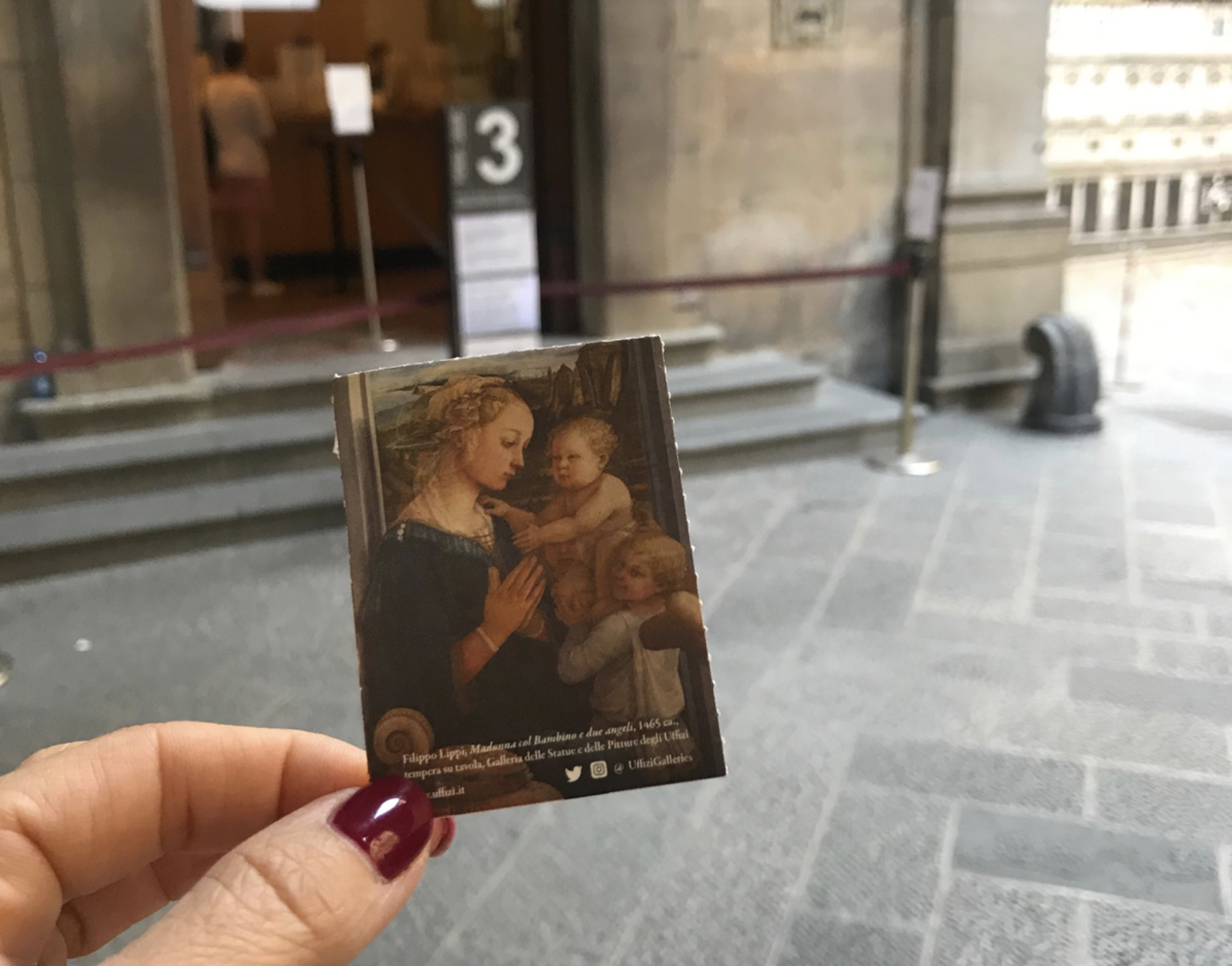 Ticket to the Uffizi Gallery