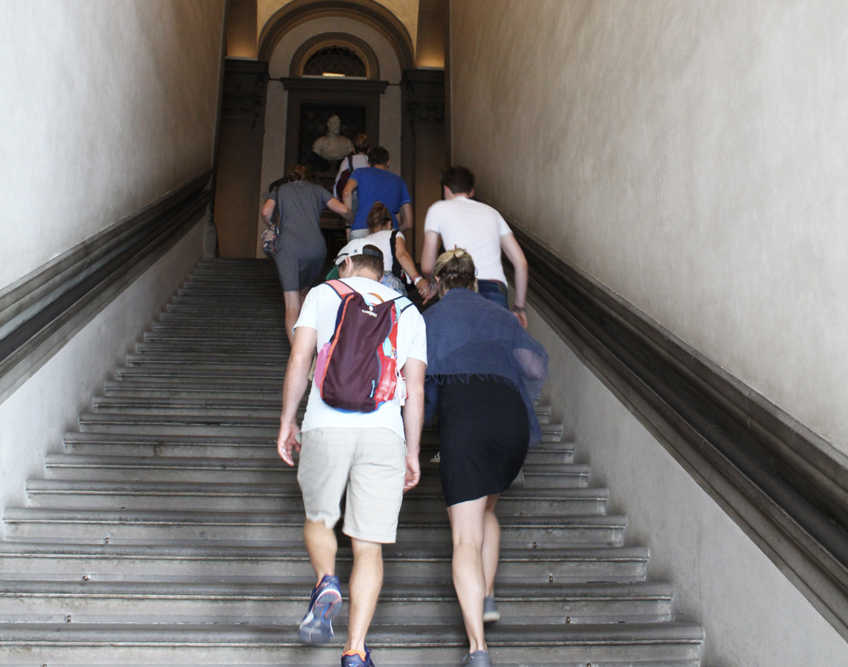 Uffizi Gallery — Entrance Staircase