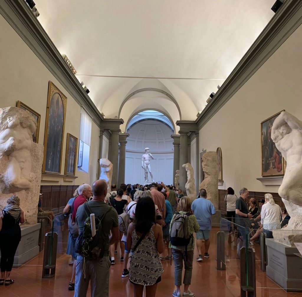 Hall of the Prisoners - Accademia Gallery