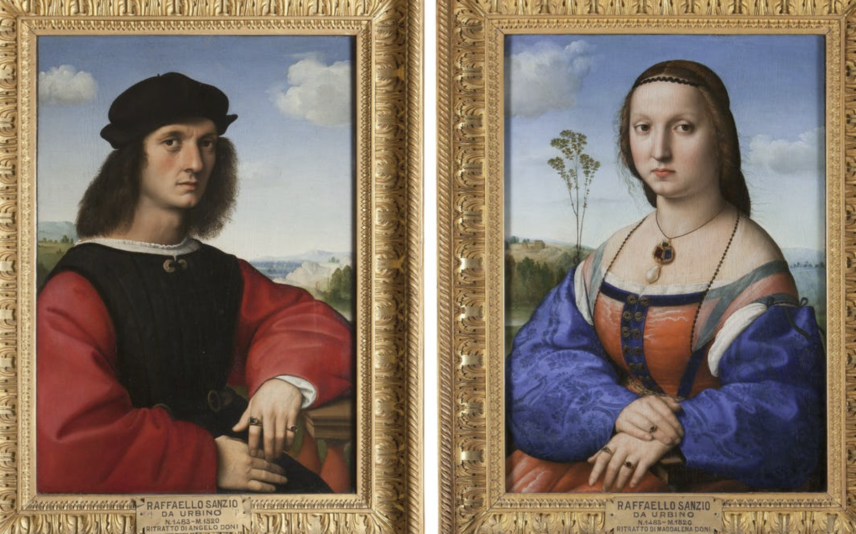 Family Doni's Portraits at Uffizi Gallery